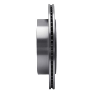 Land Rover LR2 Brake Rotor (1) - Rear Right - R1 Concepts - Drilled & Slotted - Silver - `08-`12